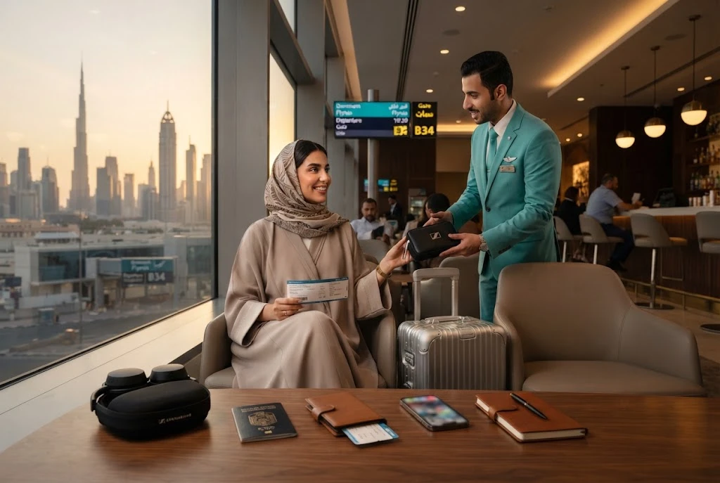 Saudi visit visa for UAE residents travel planning scene